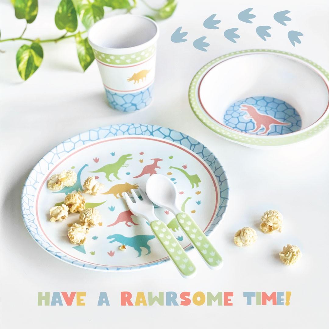 Totsafe Premium Melamine Dishware Set | The Nest Attachment Parenting Hub