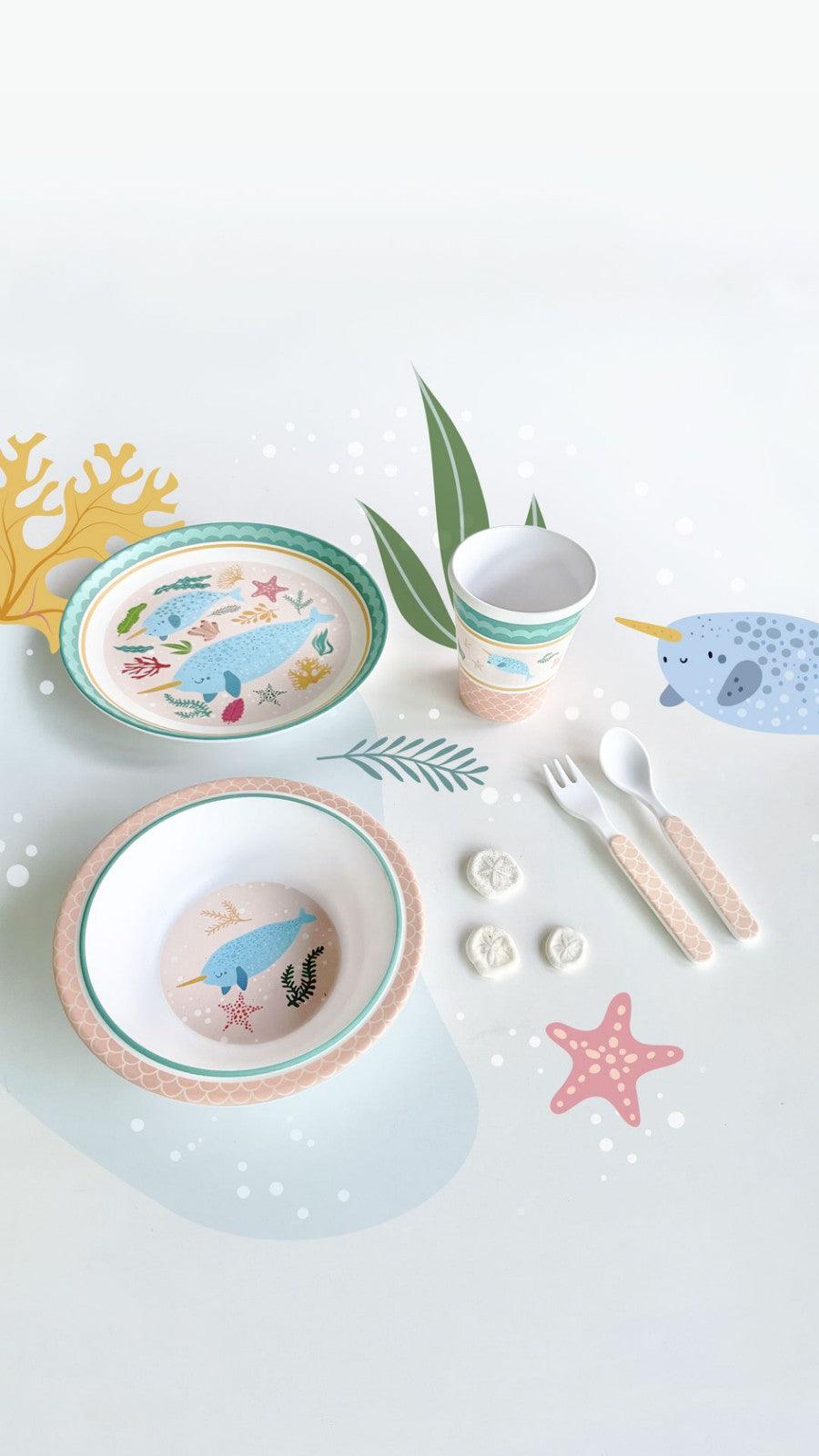 Totsafe Premium Melamine Dishware Set | The Nest Attachment Parenting Hub
