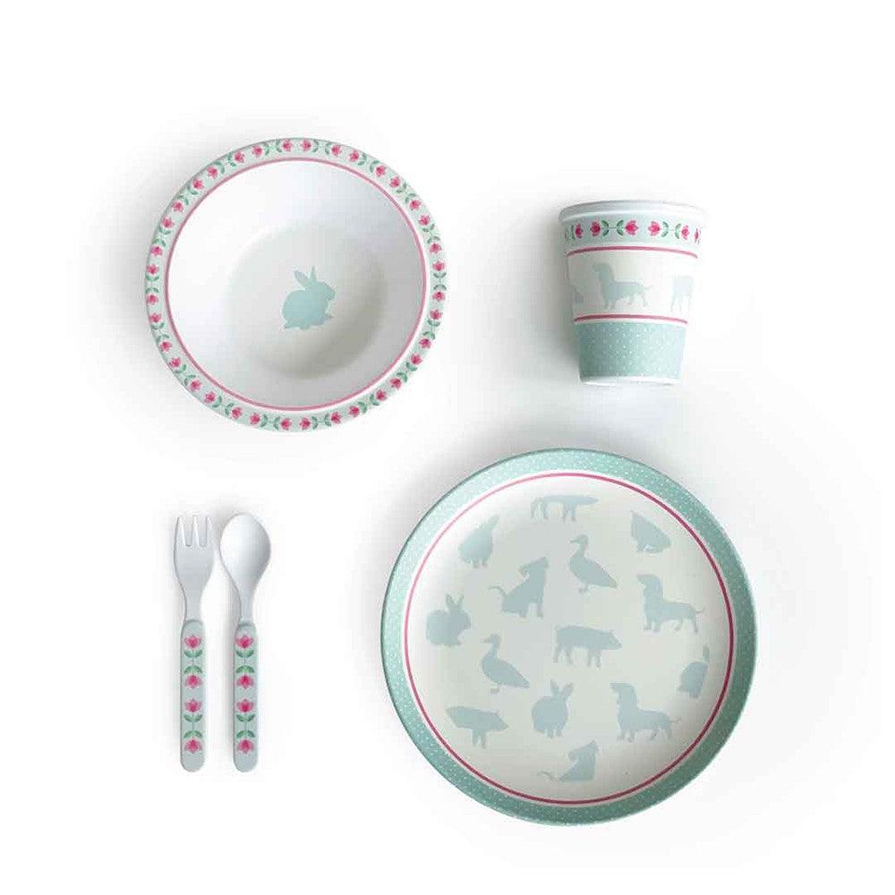 Totsafe Premium Melamine Dishware Set | The Nest Attachment Parenting Hub