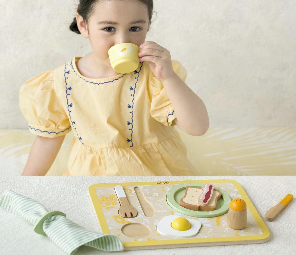 Toy Tinkr Classic World Vintage Breakfast Tray | The Nest Attachment Parenting Hub