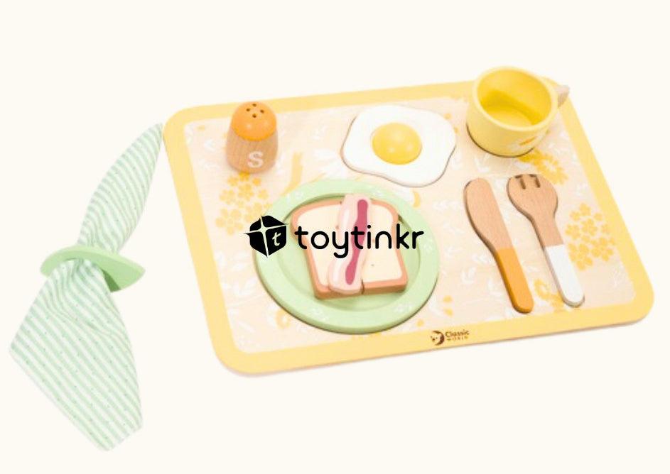 Toy Tinkr Classic World Vintage Breakfast Tray | The Nest Attachment Parenting Hub