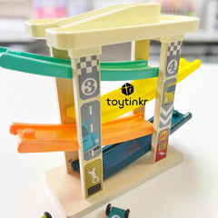 Toy Tinkr Colorful Ramp Racer | The Nest Attachment Parenting Hub