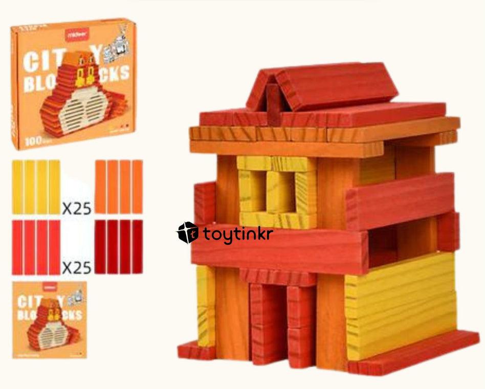 Toy Tinkr Mideer City Blocks | The Nest Attachment Parenting Hub