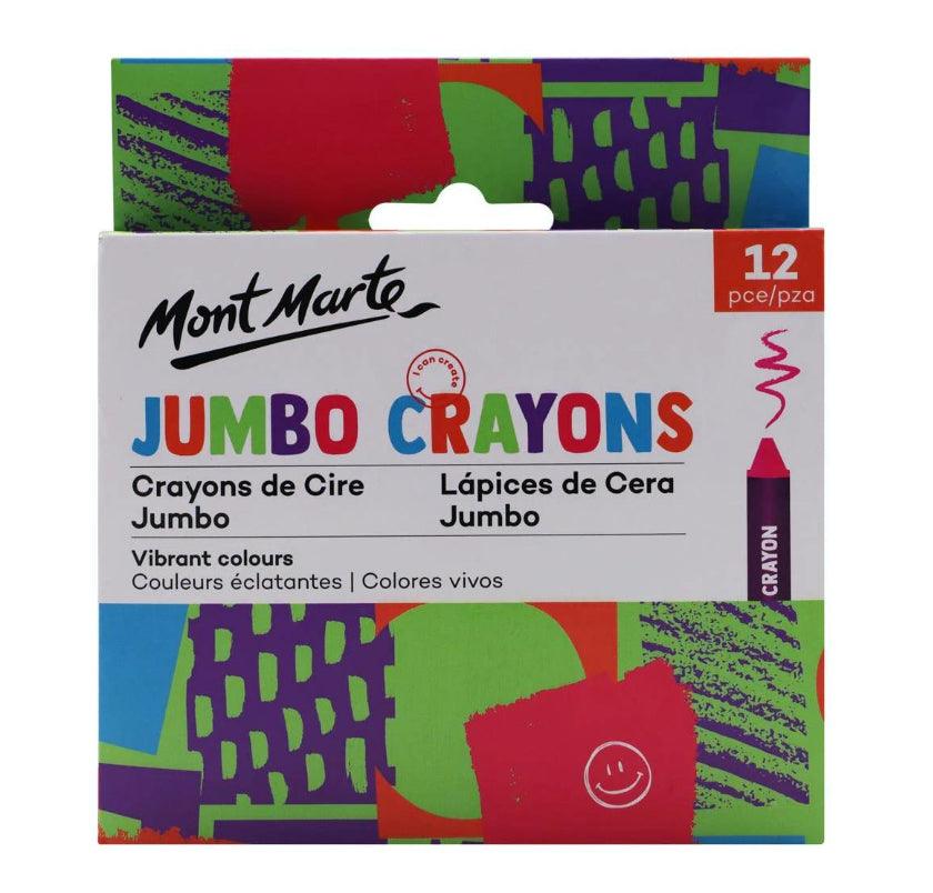 Toy Tinkr Mont Marte Jumbo Crayons 3+ | The Nest Attachment Parenting Hub