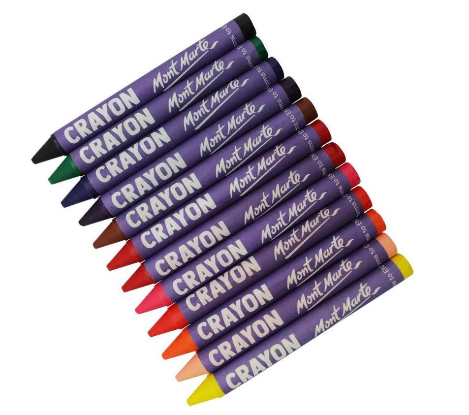 Toy Tinkr Mont Marte Jumbo Crayons 3+ | The Nest Attachment Parenting Hub