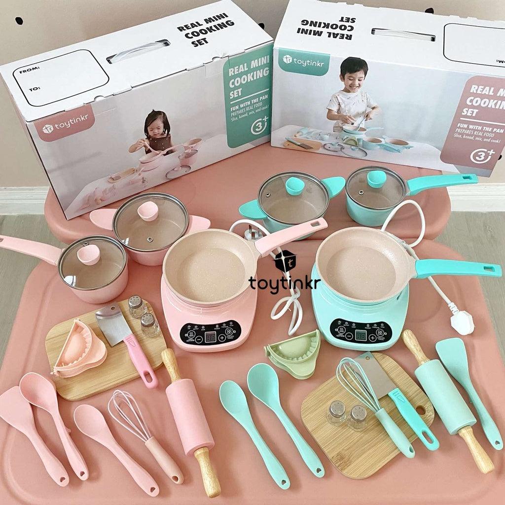 Toy Tinkr Real Mini Cooking Set | The Nest Attachment Parenting Hub