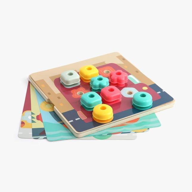 Toy Tinkr Top Bright BBQ Sequencing Playbox 3+ | The Nest Attachment Parenting Hub