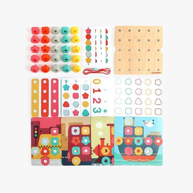 Toy Tinkr Top Bright BBQ Sequencing Playbox 3+ | The Nest Attachment Parenting Hub