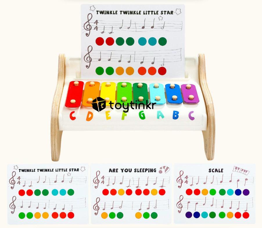 Toy Tinkr Top Bright Eight Tones Elephant Xylophone | The Nest Attachment Parenting Hub