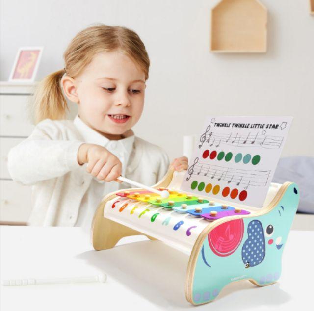 Toy Tinkr Top Bright Eight Tones Elephant Xylophone | The Nest Attachment Parenting Hub