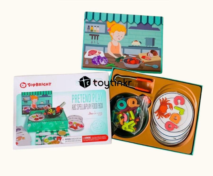 Toy Tinkr Top Bright Spell & Play Food Playbox 2+t | The Nest Attachment Parenting Hub