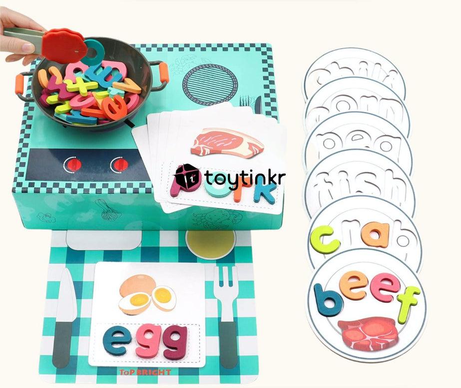 Toy Tinkr Top Bright Spell & Play Food Playbox 2+t | The Nest Attachment Parenting Hub