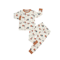 Bamberry Baby Long Sleeves Pajama Set - Trucks