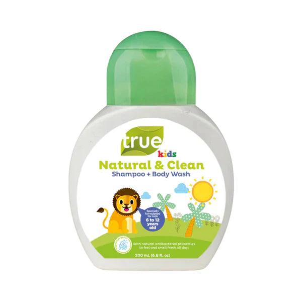 True Kids Natural & Clean Shampoo & Body Wash 200ml (5 to 12yo) | The Nest Attachment Parenting Hub