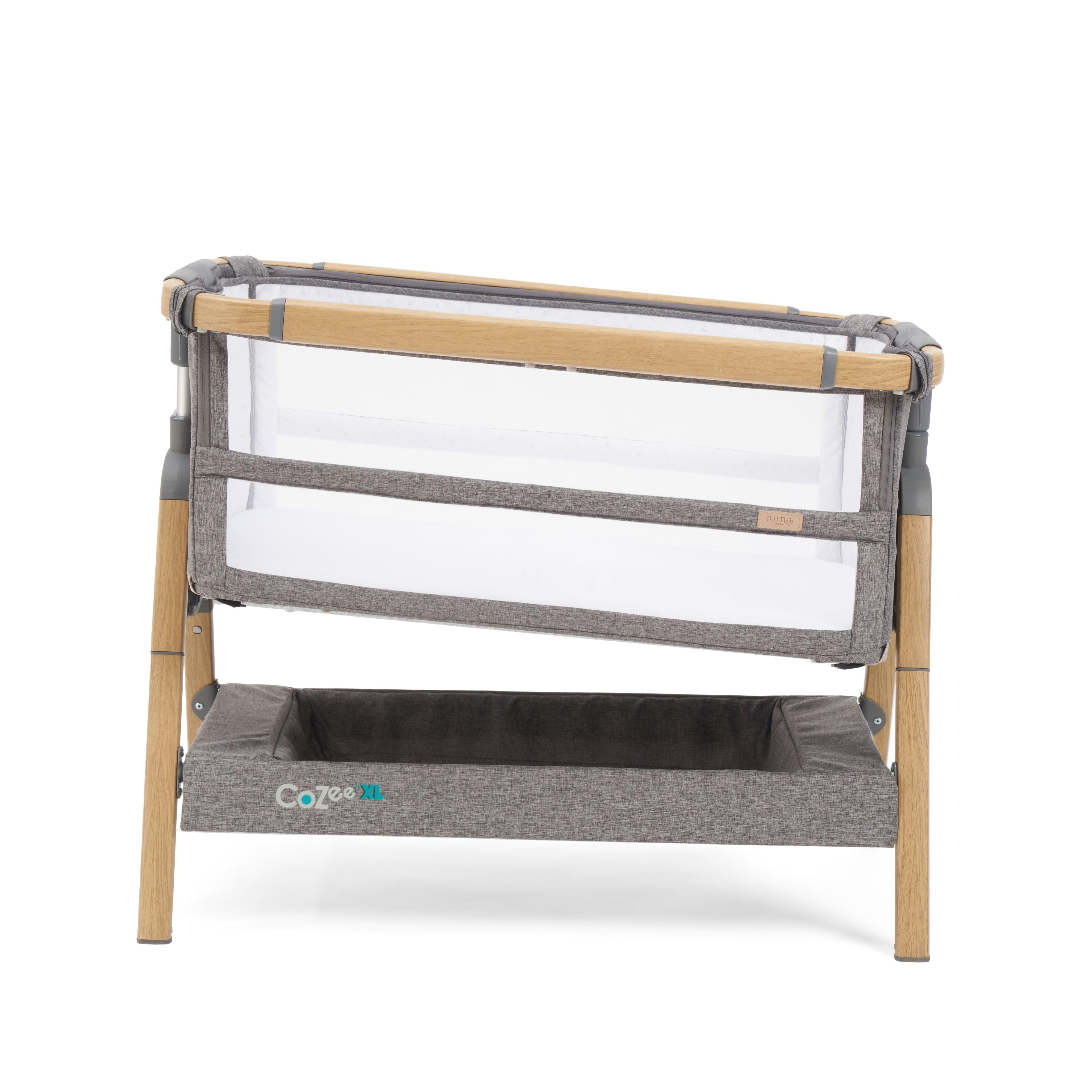 Tutti Bambini XL CoZee Bedside Crib & Cot | The Nest Attachment Parenting Hub