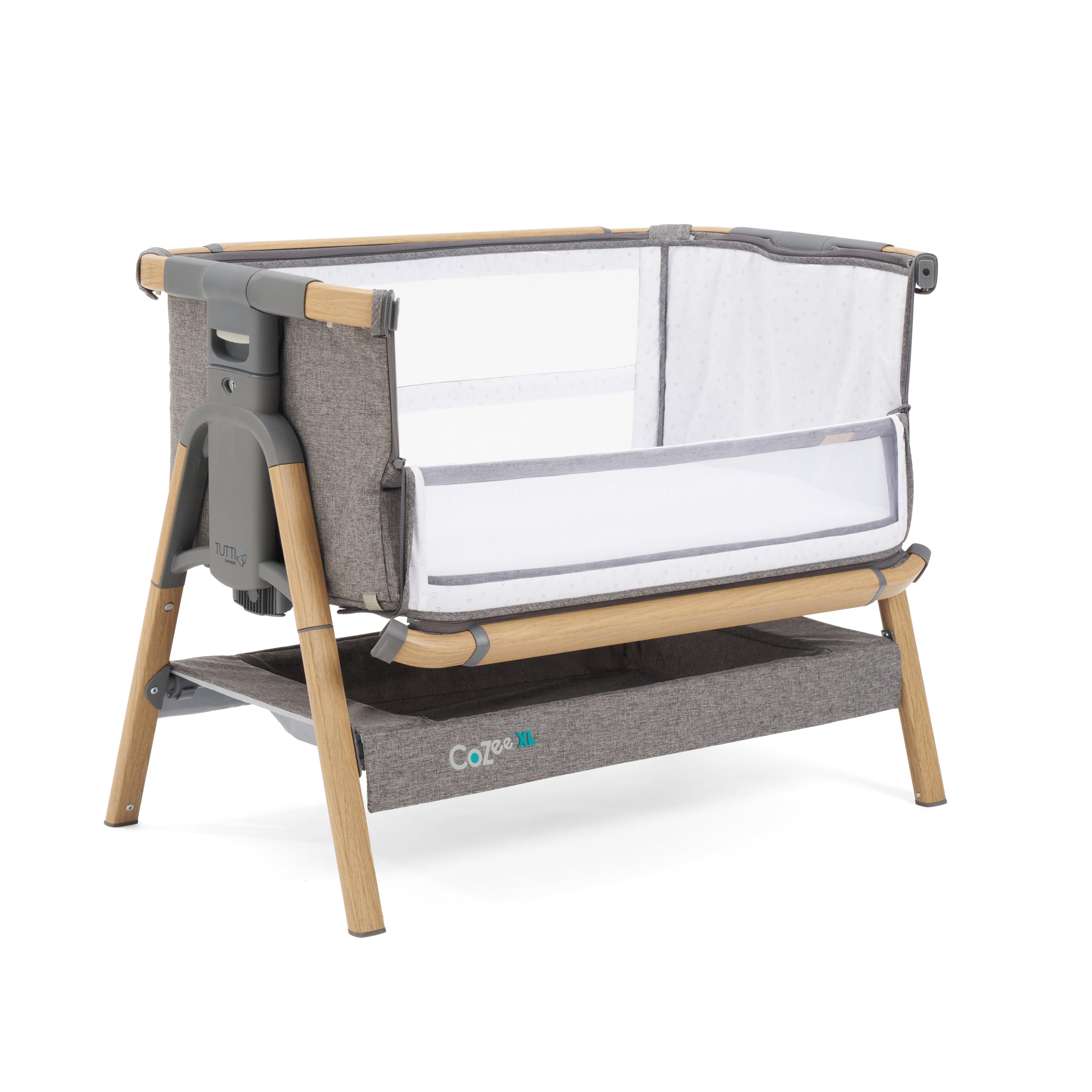 Tutti Bambini XL CoZee Bedside Crib & Cot | The Nest Attachment Parenting Hub