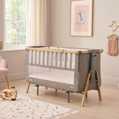 Tutti Bambini XL CoZee Bedside Crib & Cot | The Nest Attachment Parenting Hub