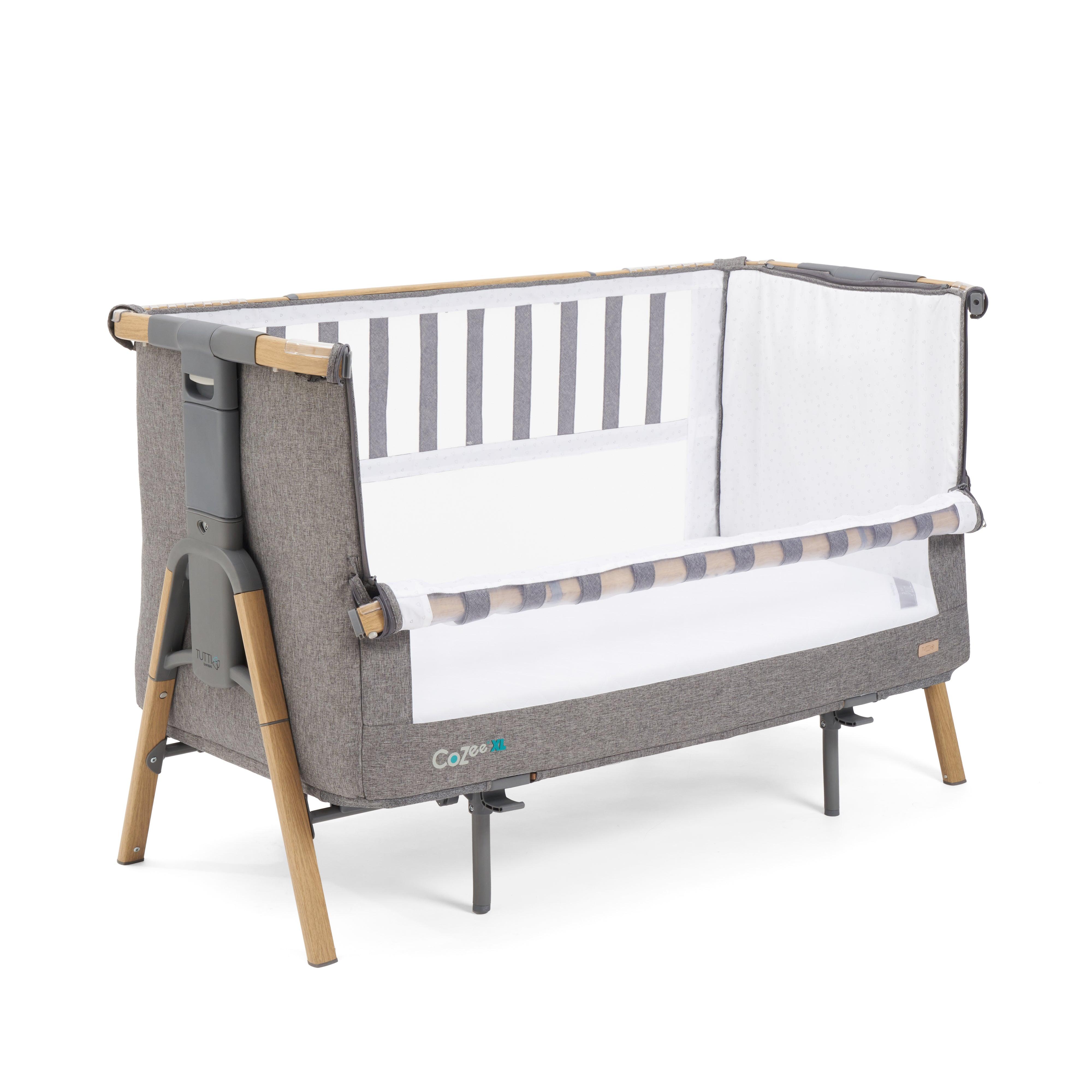 Tutti Bambini XL CoZee Bedside Crib & Cot | The Nest Attachment Parenting Hub