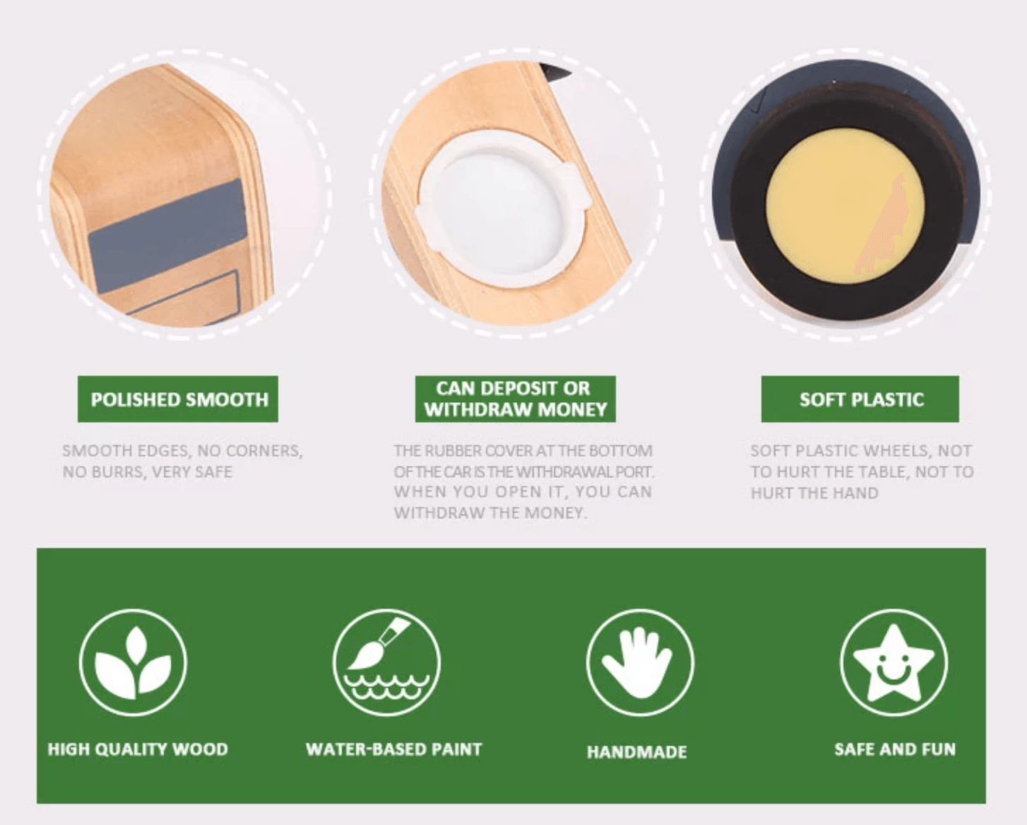 Udeas Money Box SUV | The Nest Attachment Parenting Hub