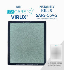 UV Care Biodegradable Replacement Filter W/ Medical Grade H13 HEPA Filter & ViruX Patented Technology For The UV Care Clean Air Plasma 6-Stage Air Purifier | The Nest Attachment Parenting Hub
