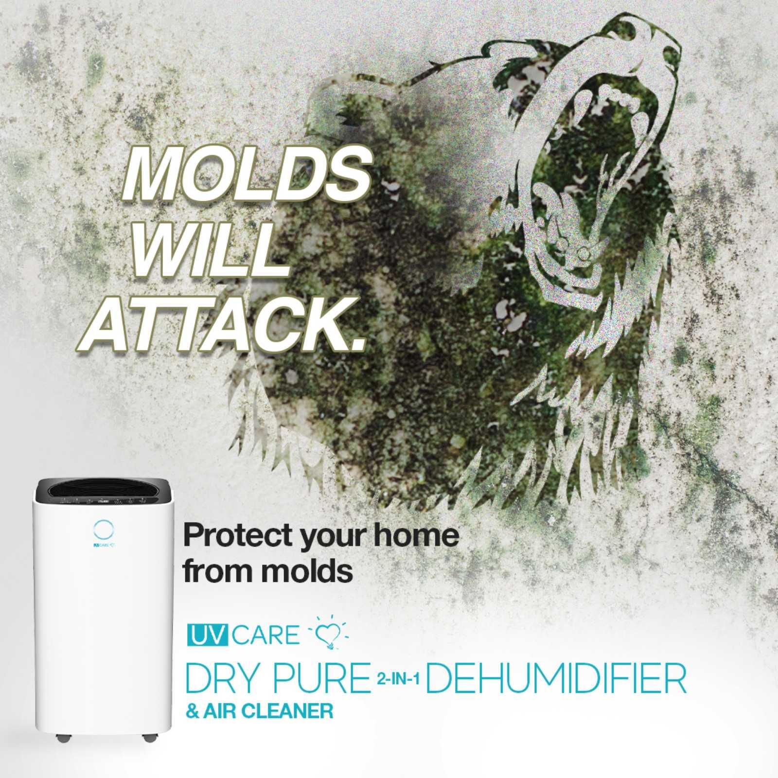 UV Care Dry Pure 2-In-1 Dehumidifier & Air Cleaner (12L) | The Nest Attachment Parenting Hub