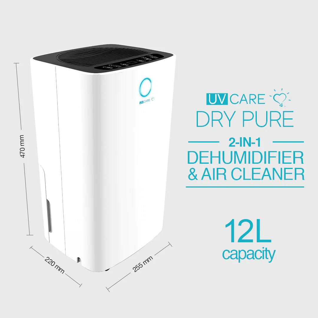 UV Care Dry Pure 2-In-1 Dehumidifier & Air Cleaner (12L) | The Nest Attachment Parenting Hub