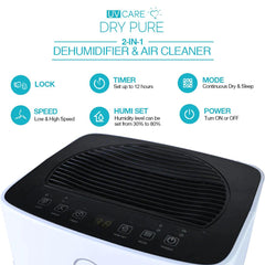 UV Care Dry Pure 2-In-1 Dehumidifier & Air Cleaner (12L) | The Nest Attachment Parenting Hub