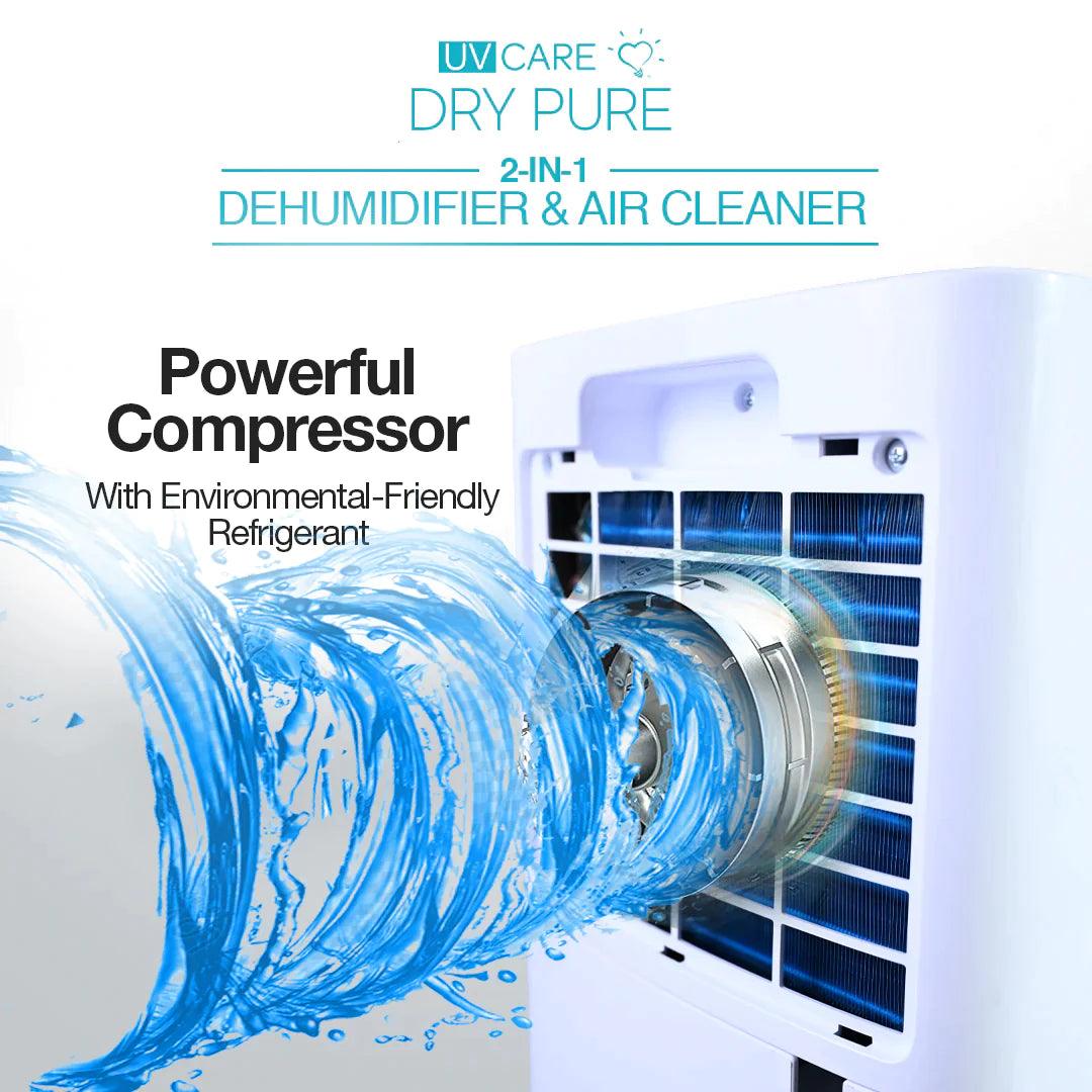 UV Care Dry Pure 2-In-1 Dehumidifier & Air Cleaner (12L) | The Nest Attachment Parenting Hub