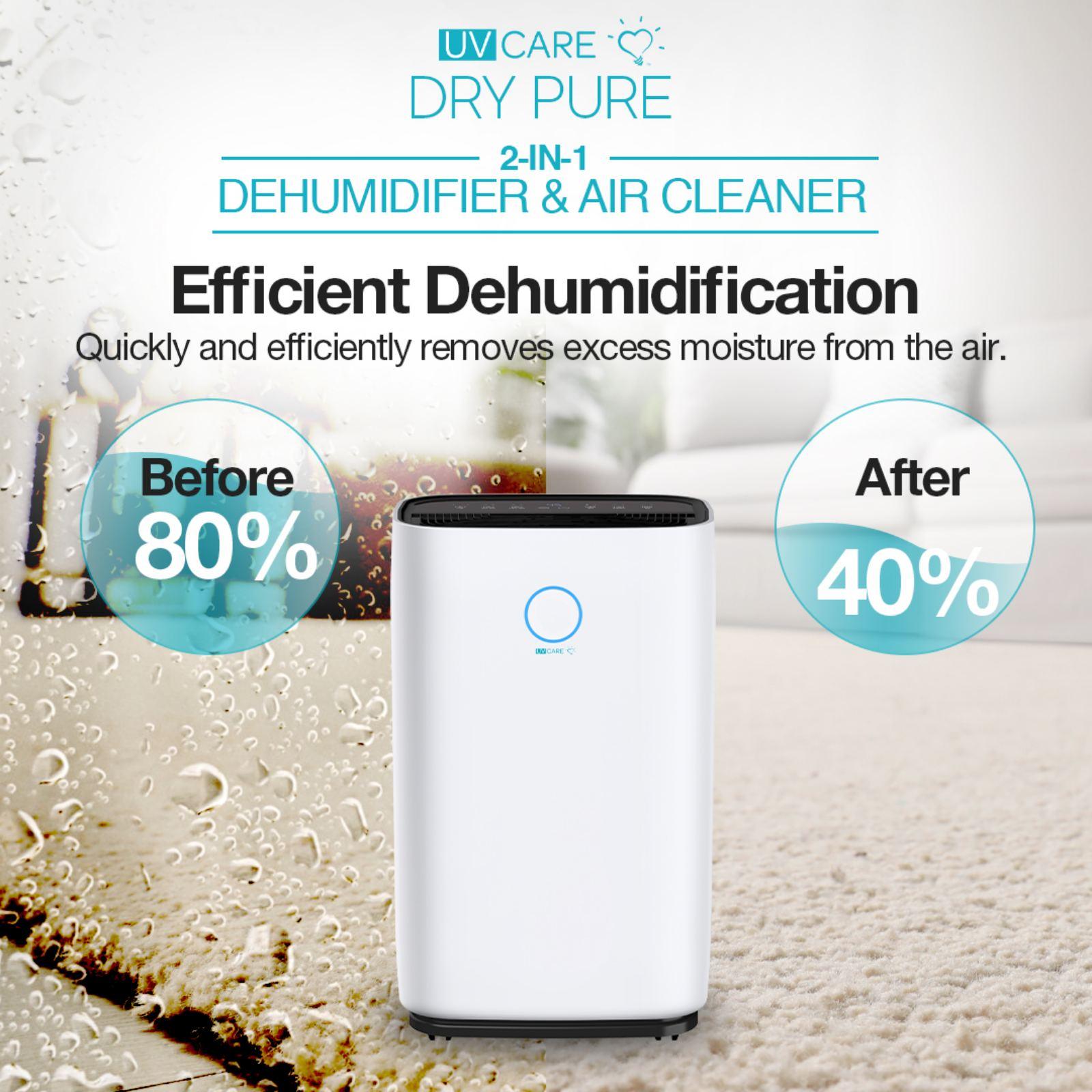 UV Care Dry Pure 2-In-1 Dehumidifier & Air Cleaner (20L) | The Nest Attachment Parenting Hub