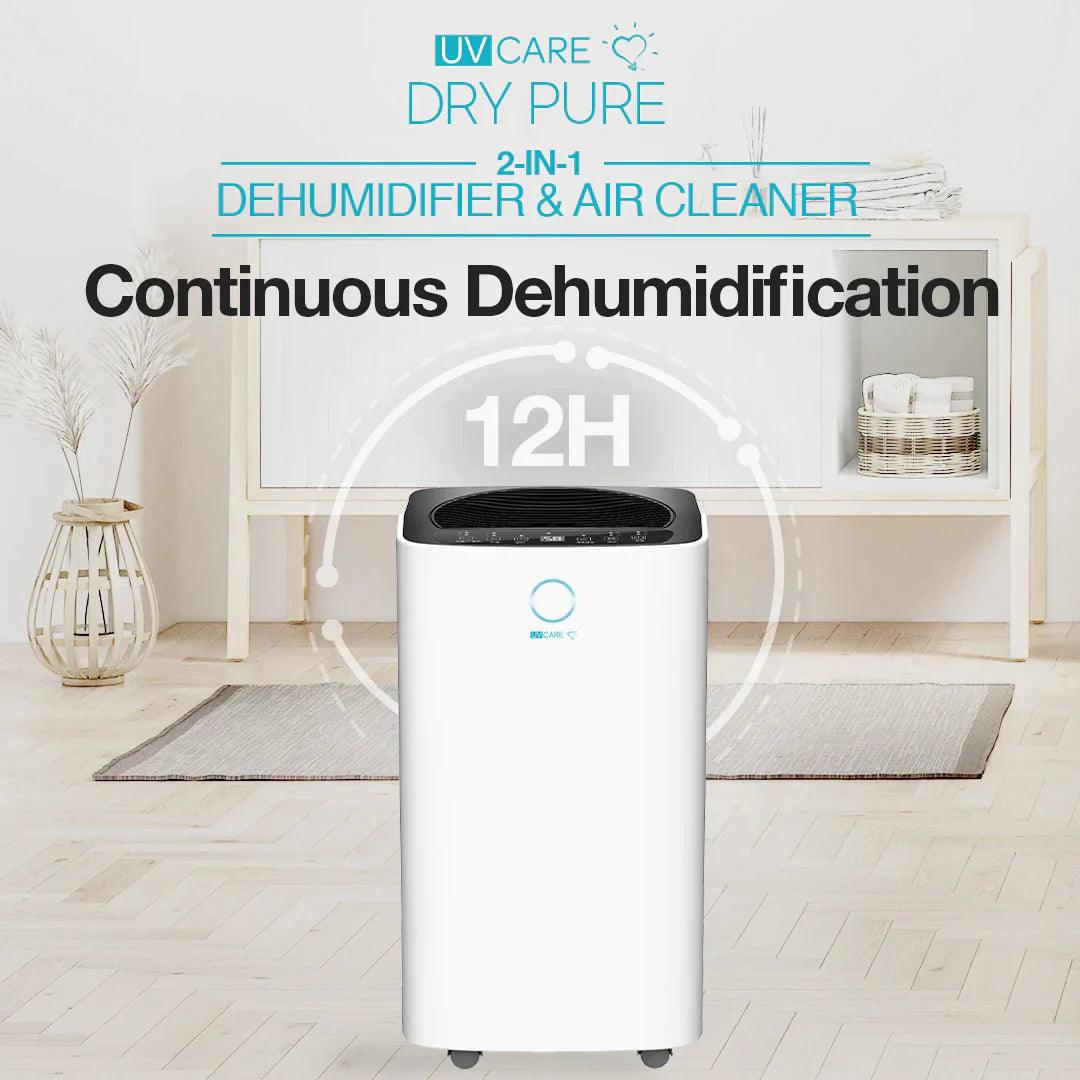 UV Care Dry Pure 2-In-1 Dehumidifier & Air Cleaner (20L) | The Nest Attachment Parenting Hub