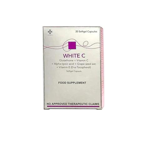 Vpharma White C Glutathione Softgel 20s | The Nest Attachment Parenting Hub