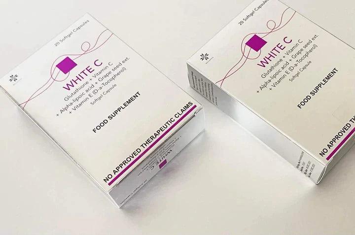 Vpharma White C Glutathione Softgel 20s | The Nest Attachment Parenting Hub