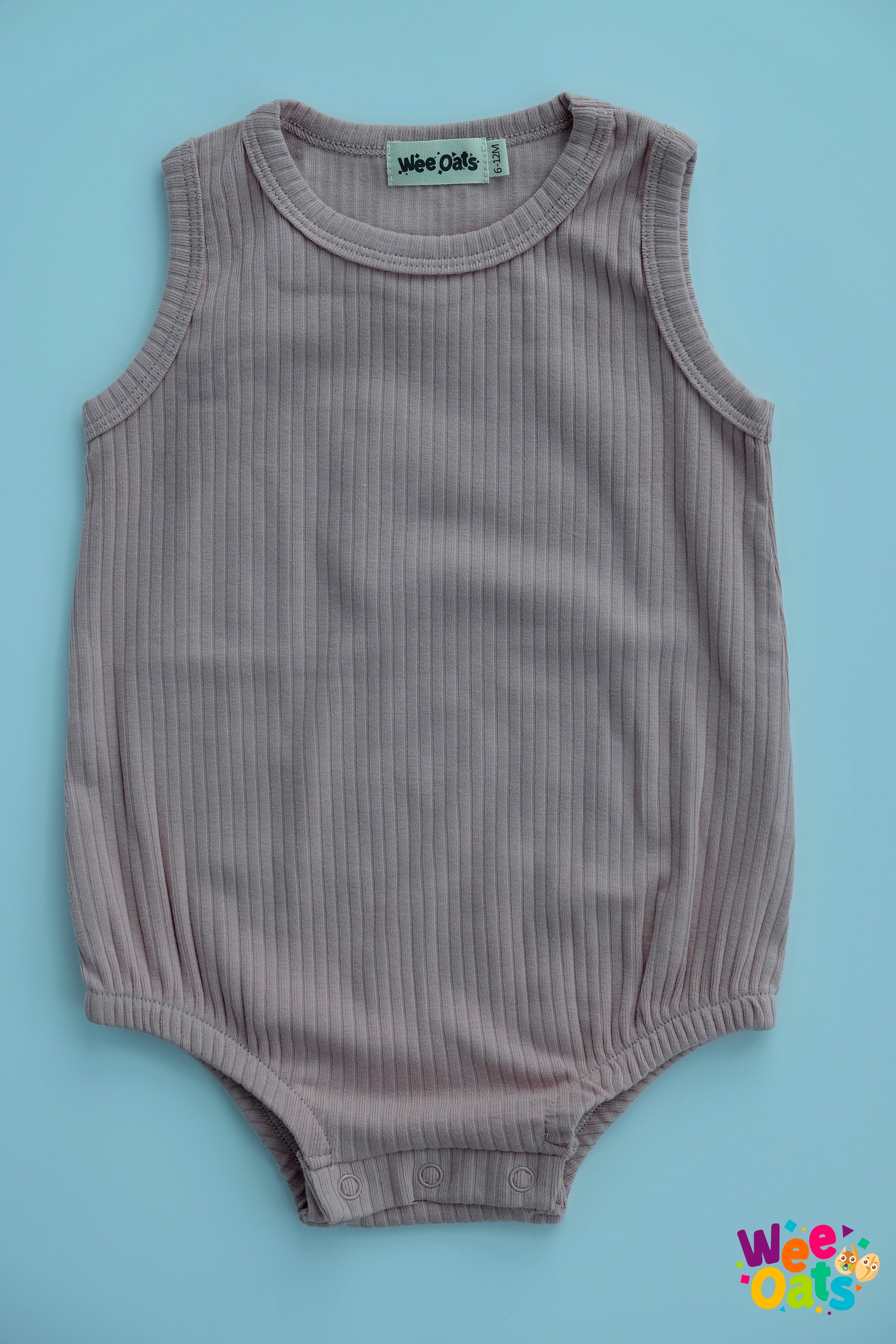 Wee Oats Chia Organic Cotton Sleeveless Bodysuit | The Nest Attachment Parenting Hub