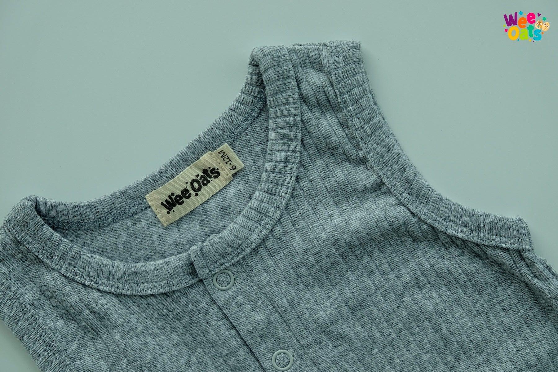 Wee Oats Churros Organic Cotton Sleeveless Onesie Shorts | The Nest Attachment Parenting Hub