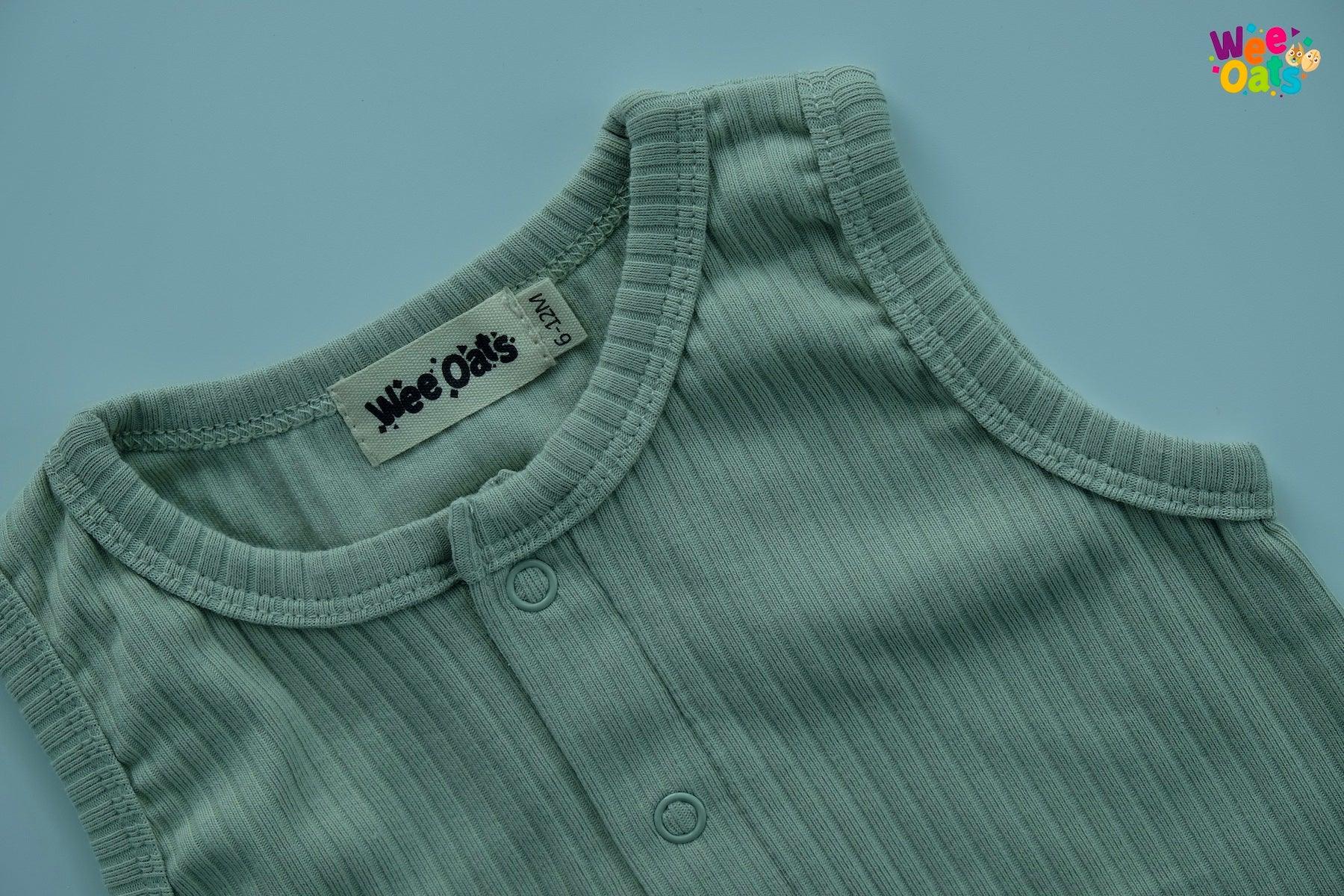 Wee Oats Churros Organic Cotton Sleeveless Onesie Shorts | The Nest Attachment Parenting Hub