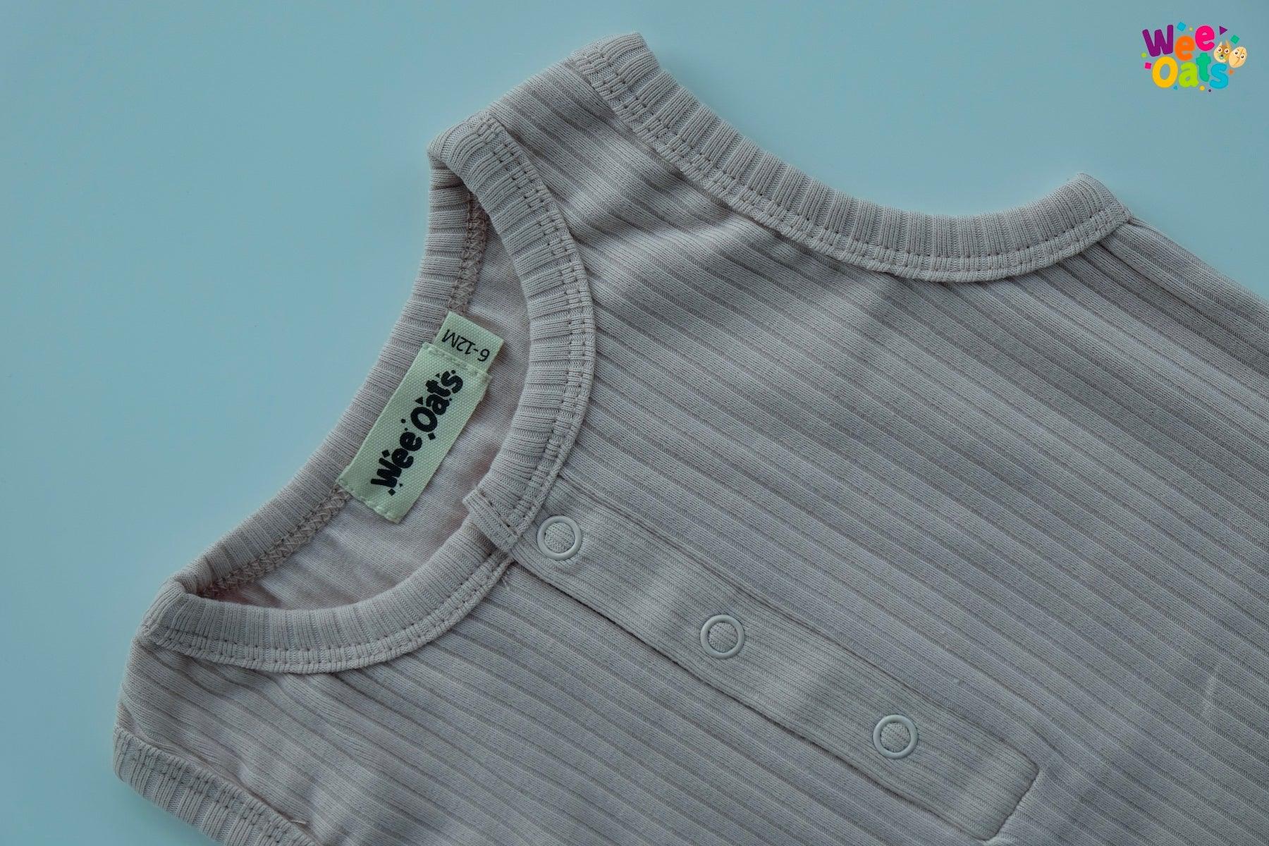 Wee Oats Churros Organic Cotton Sleeveless Onesie Shorts | The Nest Attachment Parenting Hub