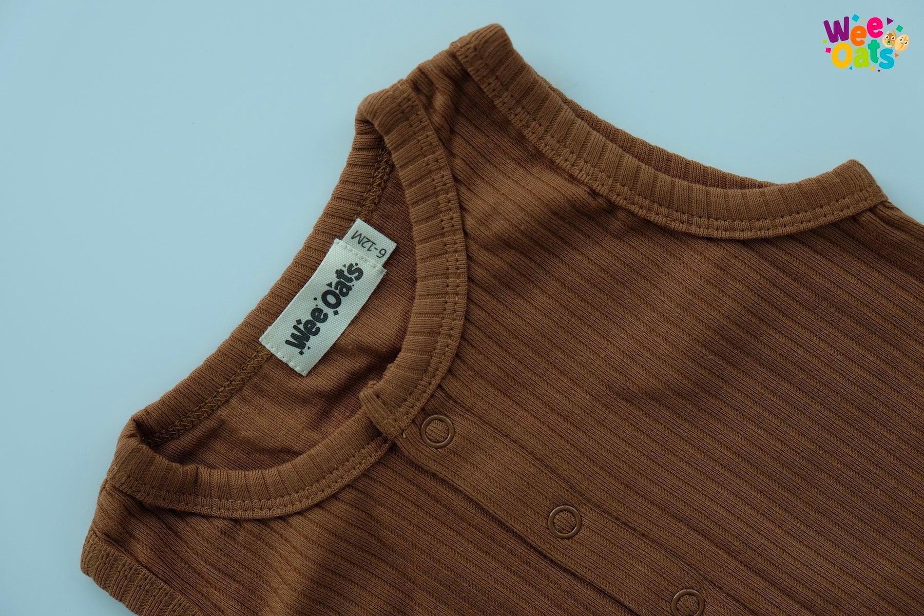 Wee Oats Churros Organic Cotton Sleeveless Onesie Shorts | The Nest Attachment Parenting Hub