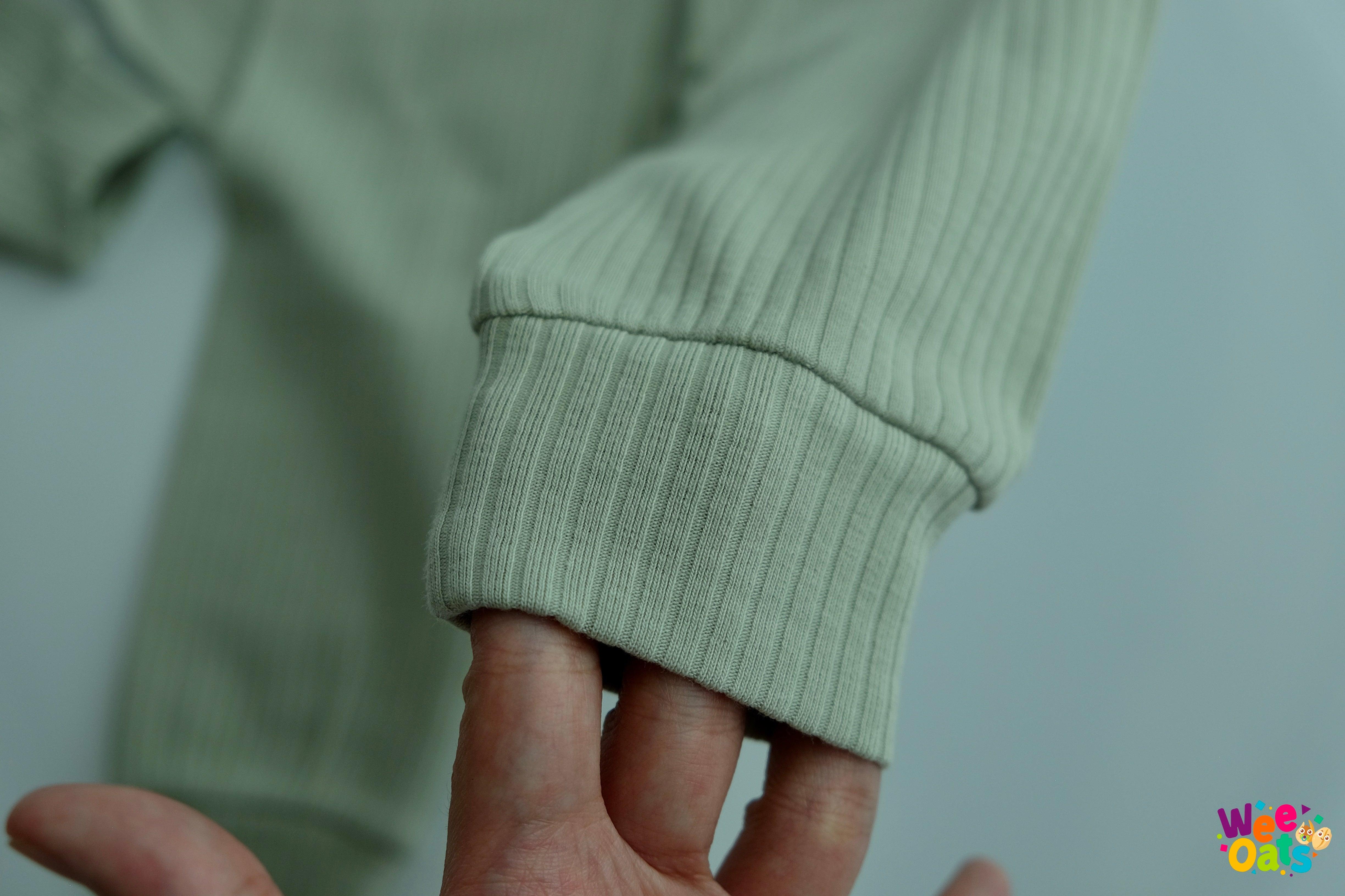 Wee Oats Moon Organic Cotton Long-Sleeves Pajama Set | The Nest Attachment Parenting Hub