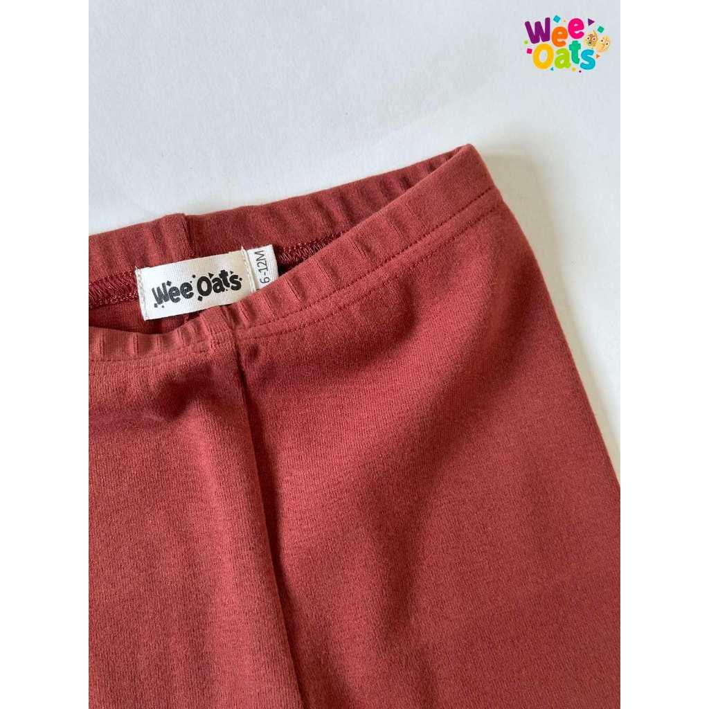 Wee Oats Pudding Organic Cotton Unisex Leggings | The Nest Attachment Parenting Hub