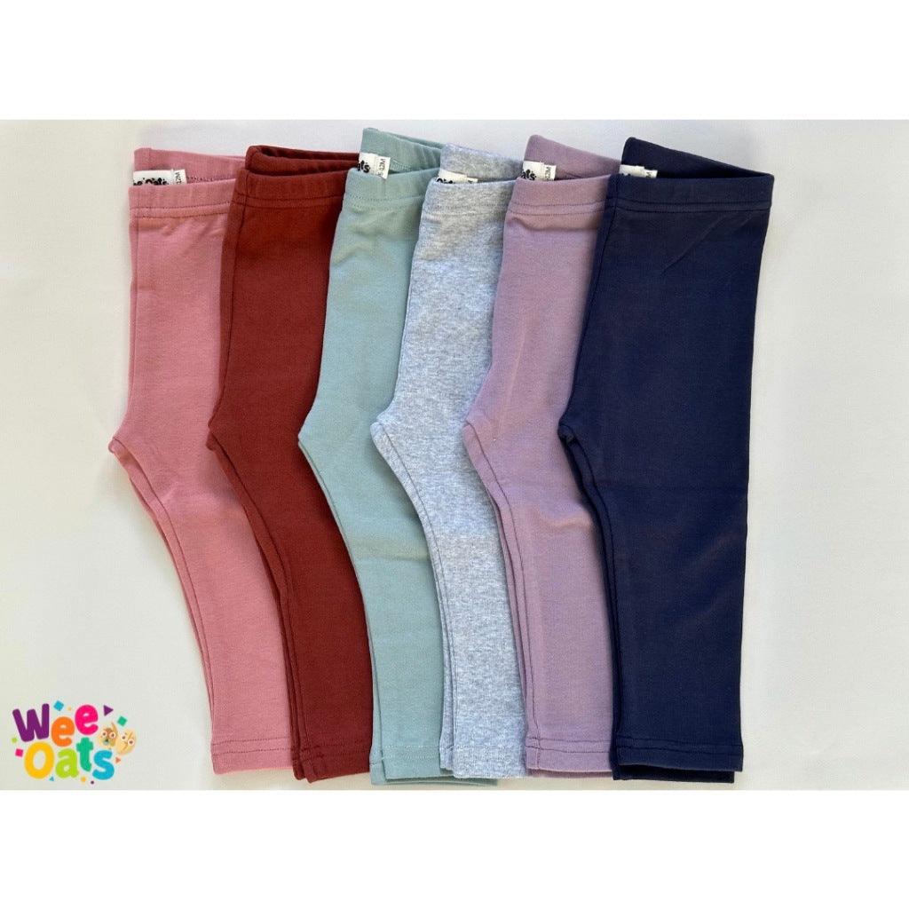 Wee Oats Pudding Organic Cotton Unisex Leggings | The Nest Attachment Parenting Hub