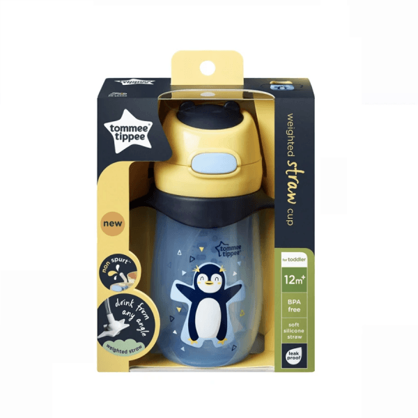 Tommee Tippee Weighted Straw Cup 2 Handle 300ml 12m+ | The Nest Attachment Parenting Hub