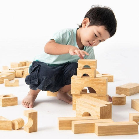 Weplay Softwood Blocks | The Nest Attachment Parenting Hub