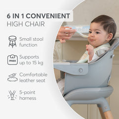 Kikkaboo Highchair 2in1