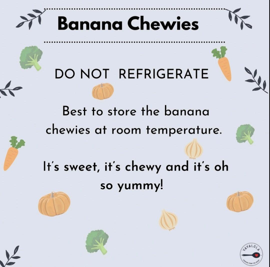 Yaya Lola Banana Chewies (100g) 2yo+ | The Nest Attachment Parenting Hub