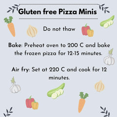 Yaya Lola Gluten Free Pizza Minis (pack of 4) | The Nest Attachment Parenting Hub