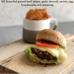 Yaya Lola Grass-fed Beef Burger Patties (4 patties) | The Nest Attachment Parenting Hub