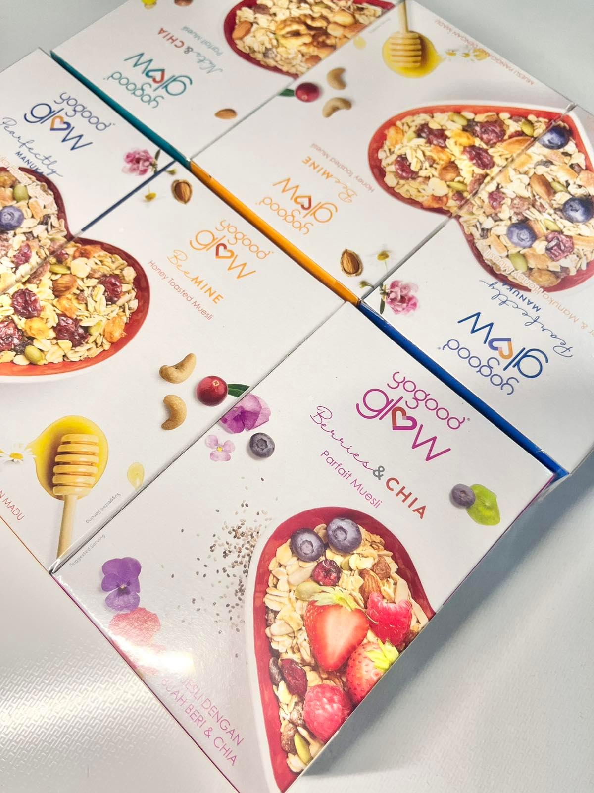 Yogood Glow Parfait Muesli Variety Pack 6x35g | The Nest Attachment Parenting Hub
