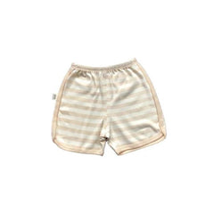 Yoji Sando and Shorts Set Beige Striped | The Nest Attachment Parenting Hub