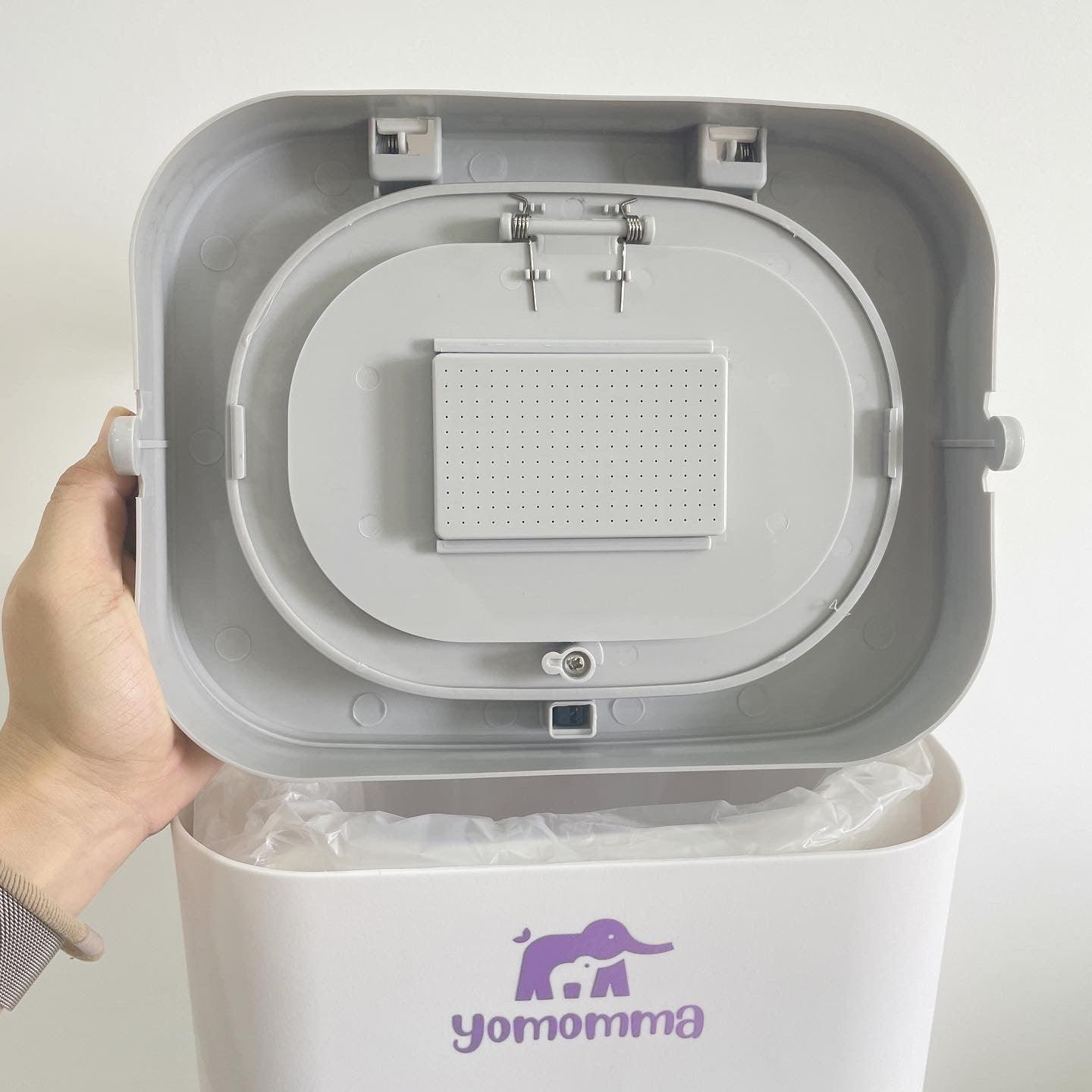 Yomomma Sealed Diaper Bin | The Nest Attachment Parenting Hub
