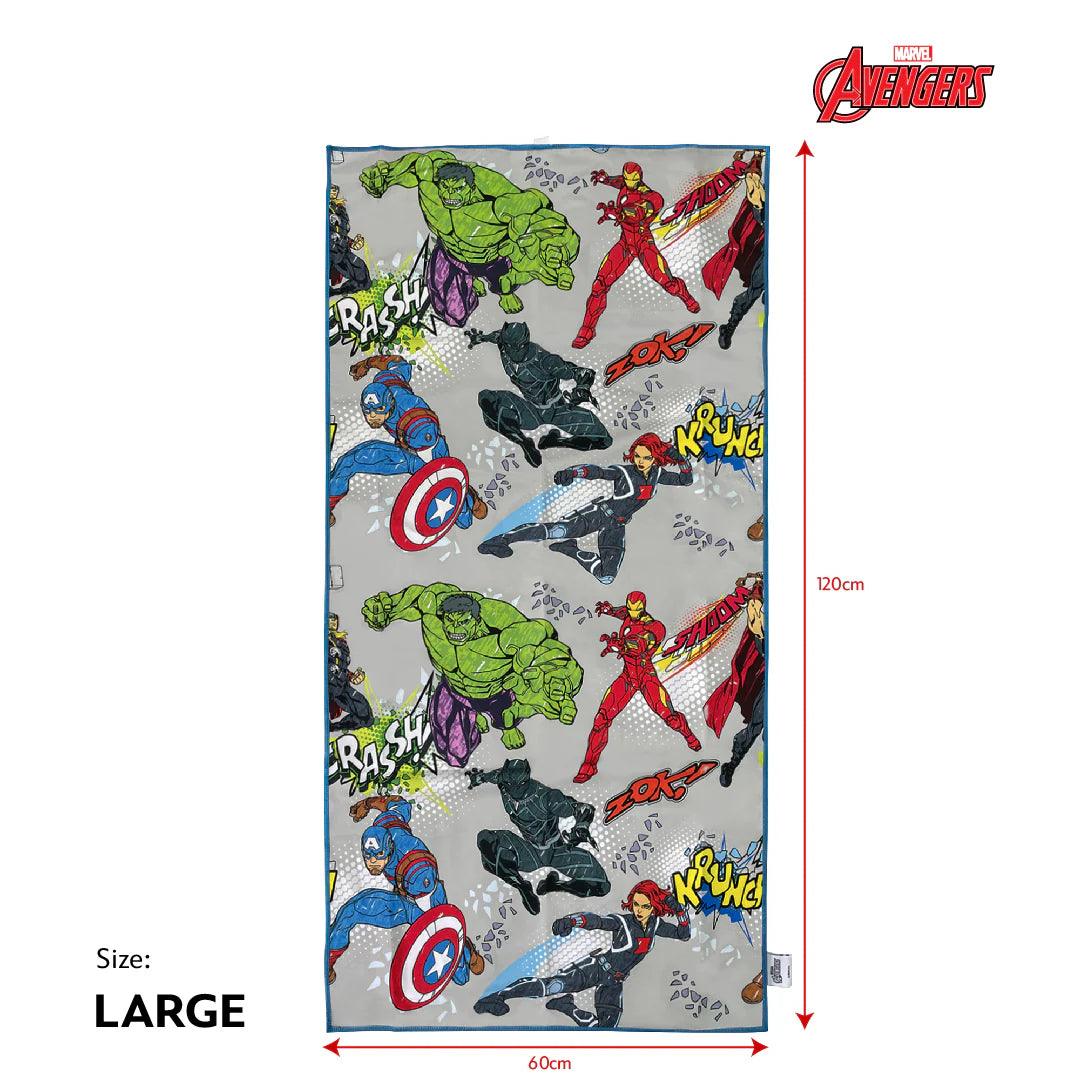 Totsafe Disney Marvel Quick Dry Microfiber Towels | The Nest Attachment Parenting Hub